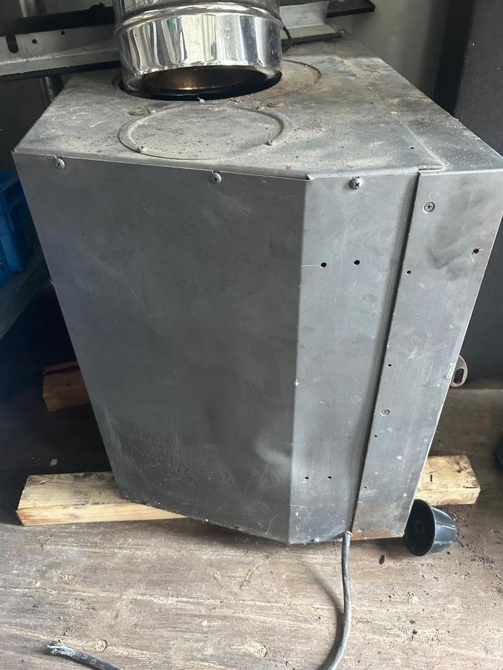 Inbouw houtkachel, Huis en Inrichting, Haarden, Gebruikt, Houthaard, Ophalen