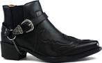 Zwarte lage heren cowboy laarzen met ketting / mannen boots, Kleding | Heren, Schoenen, Verzenden, Nieuw, Zwart, Boots