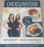 Chicks love food het beauty en feest kookboek, Chickslovefood, Ophalen of Verzenden, Dieet en Voeding, Zo goed als nieuw