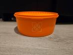 Vintage oranje Tupperware koektrommel, Huis en Inrichting, Keuken | Tupperware, Nieuw, Oranje, Ophalen of Verzenden, Bus of Trommel