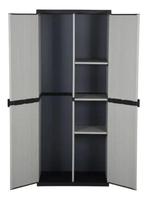 Gereedschapskast tuinkast zwart kunststof GRATIS BEZORGD!, Verzenden, Nieuw, Overige soorten