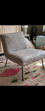 Boucle teddy stoel, Huis en Inrichting, Banken | Sofa's en Chaises Longues, Ophalen, Eenpersoons, Minder dan 75 cm, Zo goed als nieuw