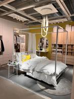 Ikea hemel bed, Wit, Tweepersoons, Zo goed als nieuw, 200 cm