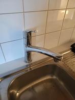 RVS Spoelbak met Afdruiprek, Gebruikt, Grijs, Minder dan 100 cm, 25 tot 50 cm