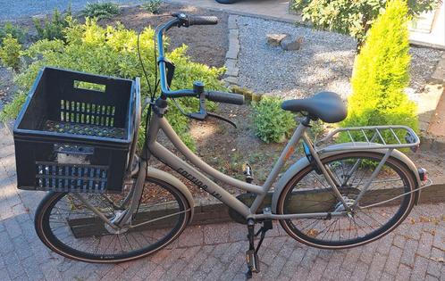 Cortina U4 Transportfiets – Quarz Grey – Framemaat 61 cm, Fietsen en Brommers, Fietsen | Dames | Omafietsen, Gebruikt, 56 cm of meer