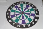 Dartbord, 2-zijdig, met 6 pijltjes (rood en groen), Ophalen
