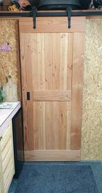 Nieuwe Douglas deur / barndeur, Doe-het-zelf en Verbouw, Deuren en Horren, Ophalen, 80 tot 100 cm, Nieuw, Buitendeur