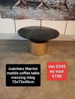 Nieuwe icatchers Marriot marble coffee table messing €190, Ophalen, ., Nieuw, .