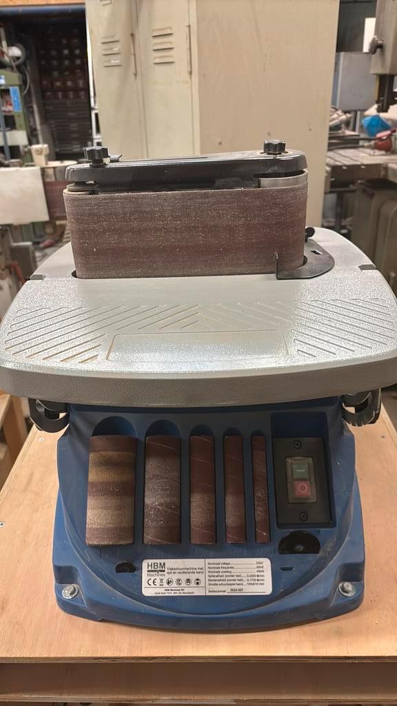 Oscillerendet Bandschuurmachine en Spindelschuurmachine, Doe-het-zelf en Verbouw, Gereedschap | Schuurmachines, Zo goed als nieuw