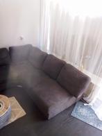 Antraciet grote hoekbank/slaapbank, Ophalen of Verzenden, Zo goed als nieuw