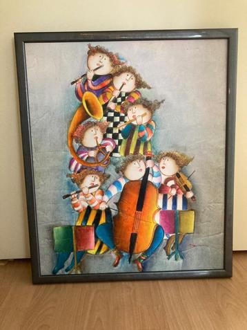 Schilderij muzikanten - Roybal (origineel) beschikbaar voor biedingen