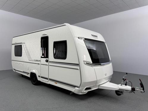 Fendt Apero 495 SG NIEUW Enkele bedden Dual door koelkast, Caravans en Kamperen, Caravans, Bedrijf, Overige, Fendt, 2 aparte bedden