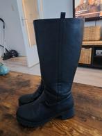 Zwarte laarzen maat 39, Ophalen of Verzenden, Zo goed als nieuw, Zwart, Hoge laarzen