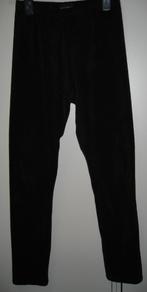 Velours legging zwart S/M., Kleding | Dames, Leggings, Maillots en Panty's, Legging, Maat 36/38 (S), Zwart, Ophalen of Verzenden
