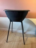 Luma babybadje antraciet met statief en accessoires, Zo goed als nieuw, Badje, Standaard, Ophalen