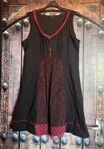Super leuke jurk met 2 lagen en schotse ruit 42 nu 19,99€, Kleding | Dames, Jurken, Noidea, Zwart, Maat 42/44 (L), Ophalen of Verzenden