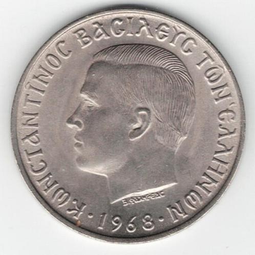 25-1447 Griekenland 10 drachme 1968, Postzegels en Munten, Munten | Europa | Niet-Euromunten, Losse munt, Overige landen, Verzenden