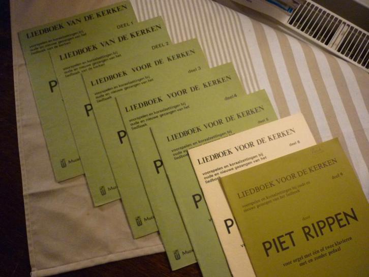 Piet Rippen:liedboek v.d. Kerken- Voorspelen/Koraalzettingen, Muziek en Instrumenten, Bladmuziek, Gebruikt, Artiest of Componist