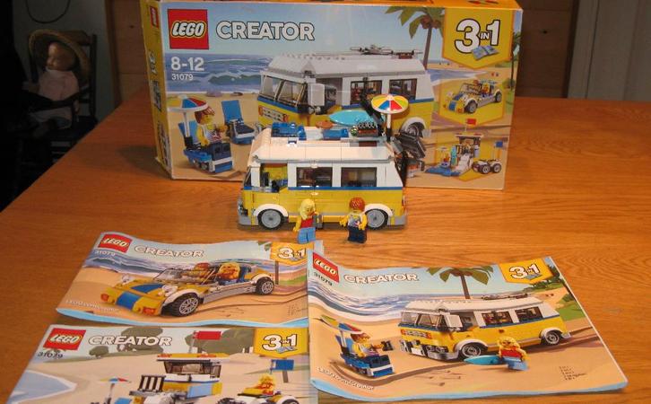 Lego Creator 31079 met beschrijving in doos. Camper, Kinderen en Baby's, Speelgoed | Duplo en Lego, Gebruikt, Lego, Complete set