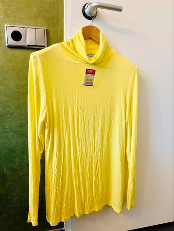 Wibra Casual Ladies yellow dunne trui maat XL