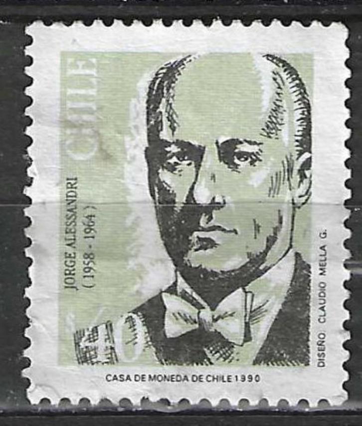 Chili 1990 - Yvert 992 - Gabriel Gonzales V (ZG), Postzegels en Munten, Postzegels | Amerika, Postfris, Zuid-Amerika, Verzenden