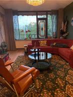 Vintage Bergoss wollen vloerkleed, Gebruikt, Bruin, Ophalen of Verzenden, 200 cm of meer