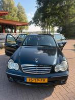 Mercedes-Benz C-Klasse 1.8 C180 Kompr Combi 2007 Zwart, Auto's, Mercedes-Benz, Achterwielaandrijving, 74 €/maand, 1435 kg, 1796 cc
