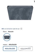 Bloempot 2x, Tuin en Terras, Kunststof, Minder dan 30 cm, Rond, Nieuw