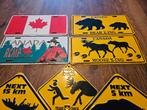 Diverse blikken borden Canada kentekenplaat, Ophalen of Verzenden, Zo goed als nieuw