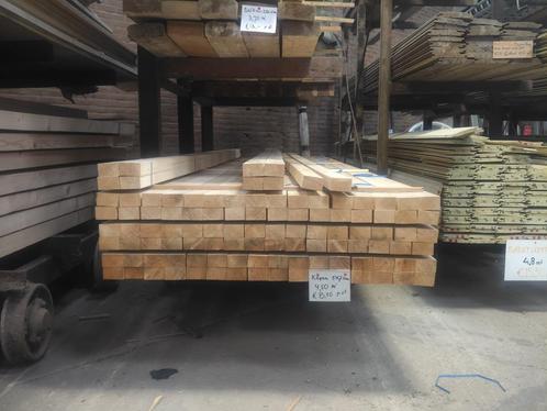 Kepers/balkjes (vuren & geimpregneerd), Doe-het-zelf en Verbouw, Hout en Planken, Zo goed als nieuw, Balk, Vuren, 50 mm of meer