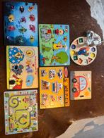 Houten puzzels, geluid puzzel, magneet puzzel, Ophalen, Zo goed als nieuw