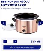 Bestron ASC450CO Slowcooker, Witgoed en Apparatuur, Slowcookers, Ophalen of Verzenden, Nieuw