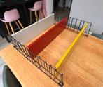 Vintage 50’s Tomado metaal wandrek rood geel wit, Ophalen of Verzenden, Gebruikt