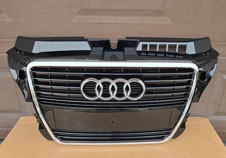 Grill Audi A3 8P Facelift Grille NIEUW bj.2008-2012 8P0, Auto-onderdelen, Carrosserie en Plaatwerk, Bumper, Voor, Nieuw, Herkomst onderdeel bekend