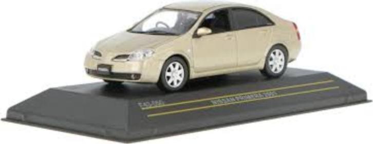 Nissan Primera 2001 Goud Model 1/43 First:43 F43-050, Hobby en Vrije tijd, Modelauto's | 1:43, Nieuw, Auto, Overige merken, Ophalen of Verzenden