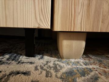 Ivar grenen kast (twee stuks) met pootjes - afbeelding 3