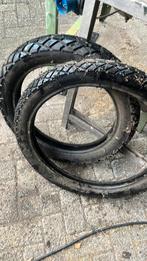 Enduro banden 18 inch en 21 inch michelin, Ophalen, Gebruikt