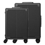 Aluminium Koffer Set Zwart | Licenty, Nieuw, Overige materialen, 35 tot 45 cm, Ophalen of Verzenden
