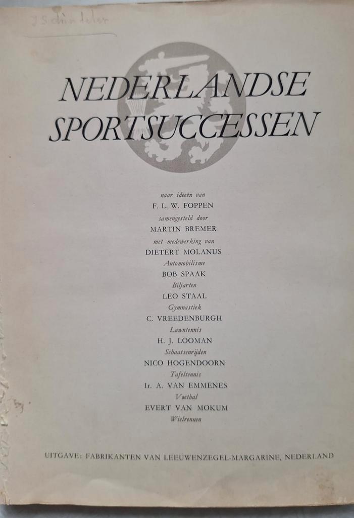 Nederlandse Sportsuccessen - Vintage Sportboek, Boeken, Sportboeken, Gelezen, Overige sporten, Ophalen of Verzenden
