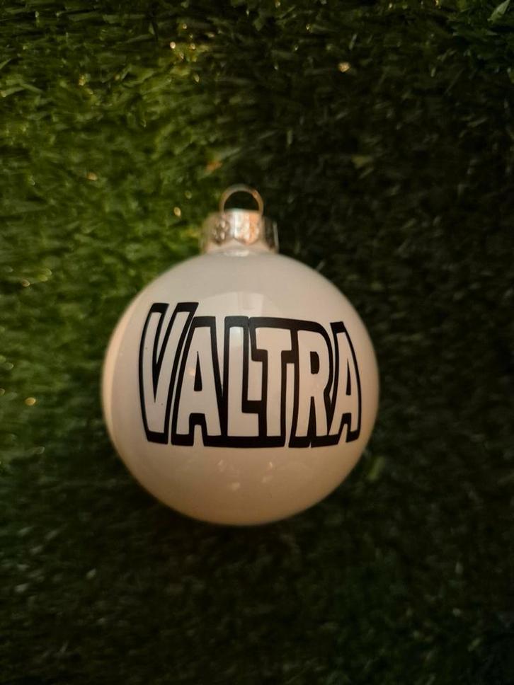 Witte kerstbal Valtra, Verzamelen, Merken en Reclamevoorwerpen, Nieuw, Gebruiksvoorwerp, Ophalen of Verzenden