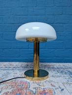 Vintage glazen tafellamp, Deens design, Ophalen, Huis en Inrichting