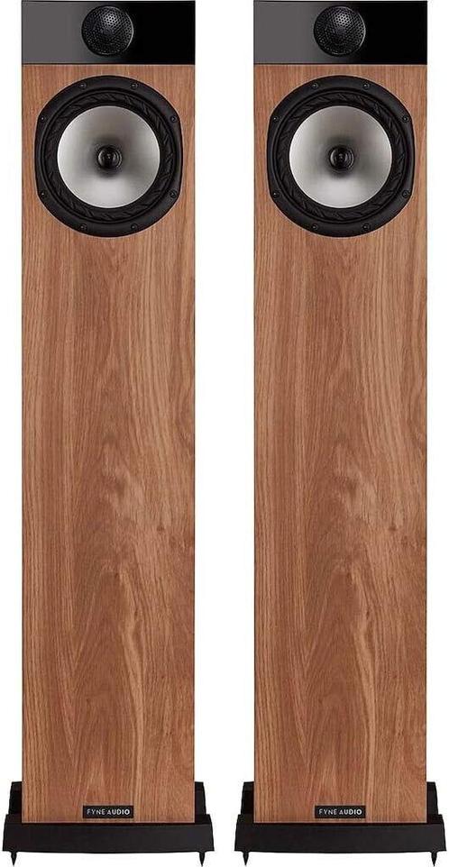 2x Fyne Audio F302 luidsprekers light oak nieuw in doos, Audio, Tv en Foto, Luidsprekers, Nieuw, Front, Rear of Stereo speakers