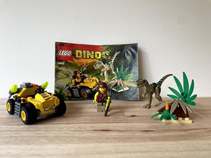 Lego Dino 5882 Coelophysis Hinderlaag, Kinderen en Baby's, Speelgoed | Duplo en Lego, Zo goed als nieuw, Lego, Complete set, Ophalen of Verzenden