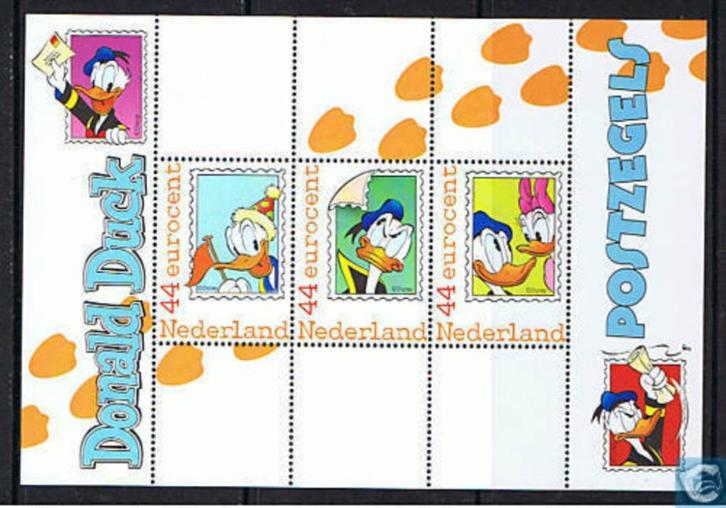 Postzegels Donald Duck, Postzegels en Munten, Postzegels | Nederland, Postfris, Na 1940, Ophalen of Verzenden