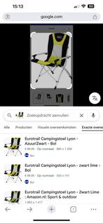 Eurotrail campingstoel, Ophalen of Verzenden, Zo goed als nieuw, Aluminium