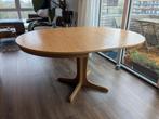 Vintage ovaal of ronde eettafel uitschuifbare Thonet stijl, Huis en Inrichting, Tafels | Eettafels, Ophalen, Gebruikt, Rond, 100 tot 150 cm