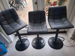 Barkrukken 3 stuks, Ophalen, Draaibaar, Gebruikt, 60 tot 90 cm