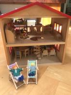 Poppenhuis inc. Meubels, Verzamelen, Ophalen, Gebruikt, Poppenhuis