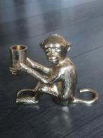 Metalen Kandelaar - Aap Design, Gebruikt, Overige kleuren, Ophalen of Verzenden, Metaal