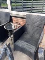 Tuinset 2 stoelen en tafeltje, Tuin en Terras, Tuinsets en Loungesets, Bijzettafel, Tuinset, Kunststof, Gebruikt